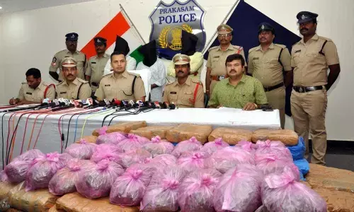 Prakasam police bust interstate ganza racket