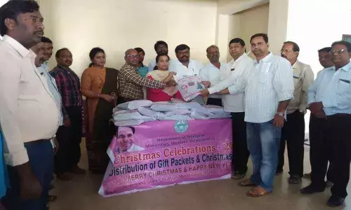Christmas gifts distributed in Ramanthapur