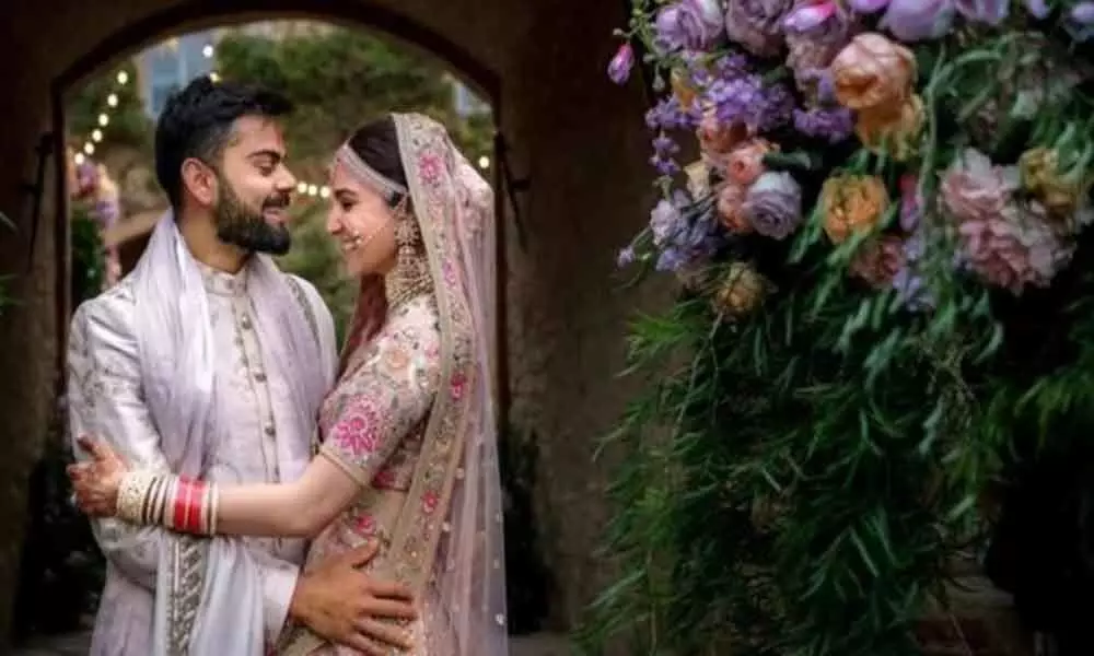 Virat Kohli & Anushka Sharma write heartfelt posts for each other on their wedding anniversary