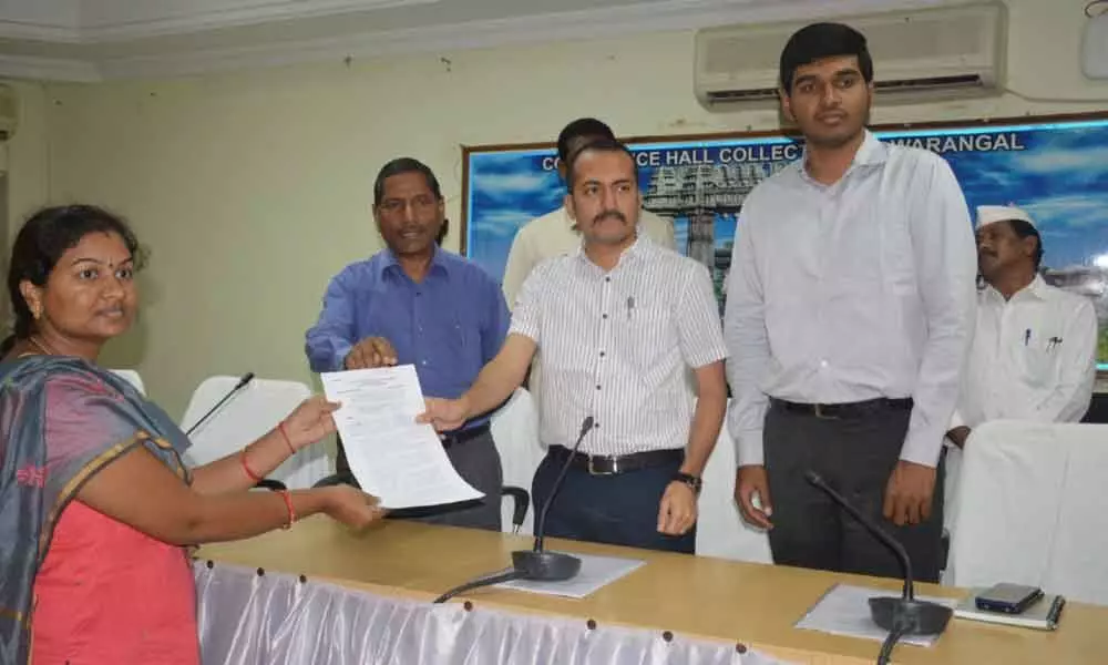 Warangal: Deputy tahsildar posts Selectees get appointment orders