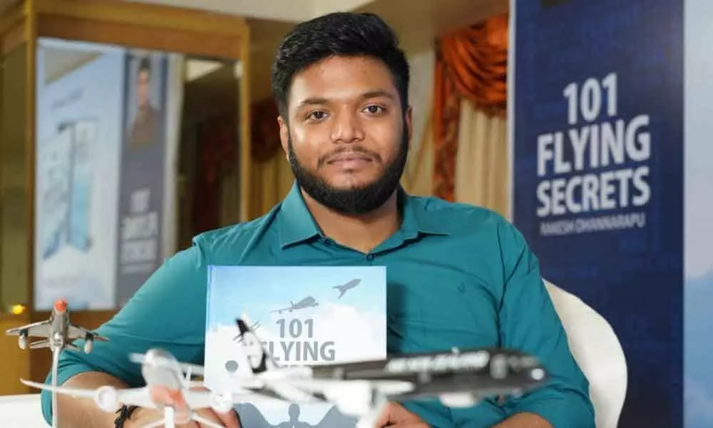 Hyderabad: Debutant authors book, a friendly flying manual for air travelers