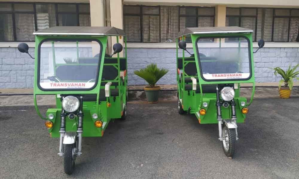 E-auto rickshaw service: A greener commute effort at University of ...