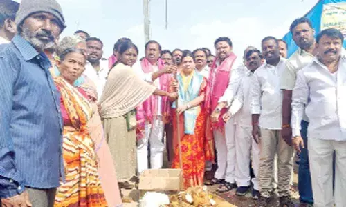 MLA Bethi Subhash Reddy inaugurates box culvert works in Nacharam division