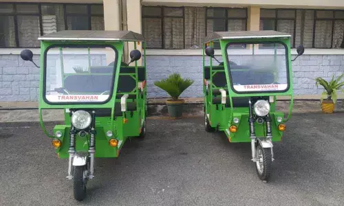 E-auto rickshaw service: A greener commute effort at University of Hyderabad