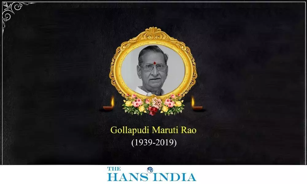 Veteran actor Gollapudi Maruti Rao no more