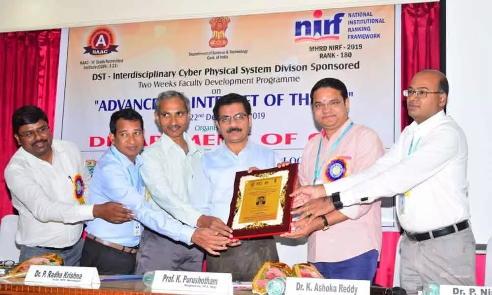 Warangal: Faculty Development Programme to focus on advanced Internet of Things