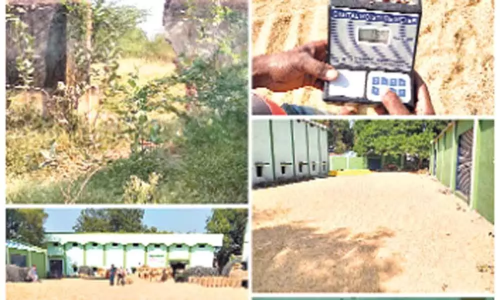 Tandur: No basic amenities at paddy centers