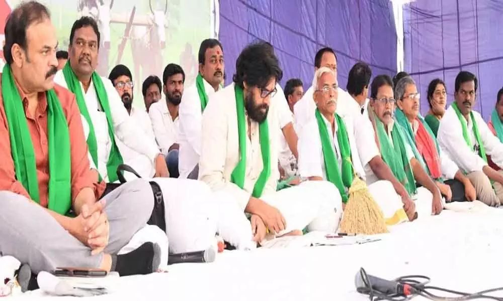 Ours is not party of suitcases, Pawan Kalyan taunts Jagan