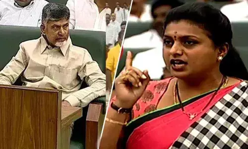 MLA Roja fires on Chandrababu, says he is a frivolous leader