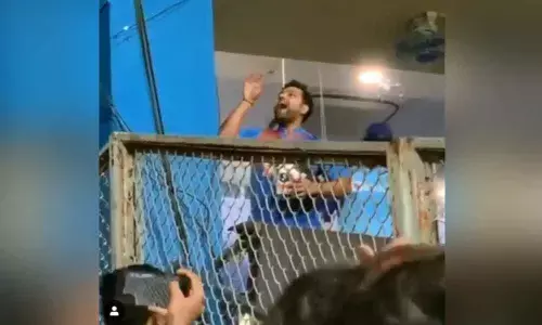 IND v WI, Watch: Adorable! Rohit Sharma talking to daughter Samaira from dressing room after quick-fire 71