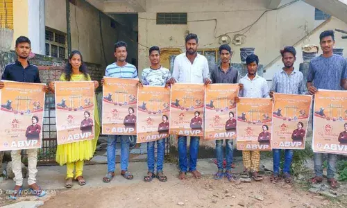 Make Akhil Bharatiya Vidyarthi Parishad State-level conference a success: Bolishetty Ashwin Reddy