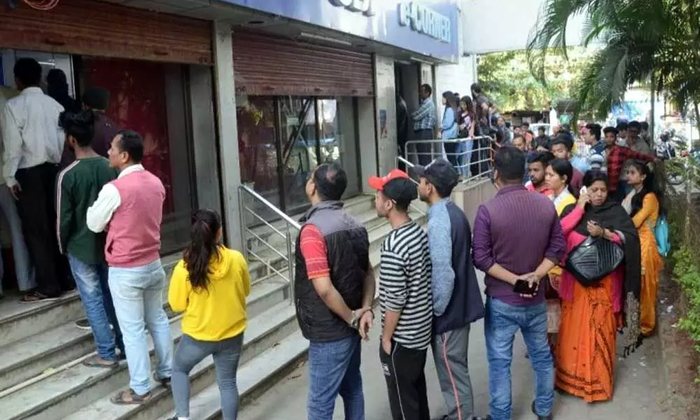 Curfew relaxed, long queues seen at Guwahati markets as locals rush to stock up essentials