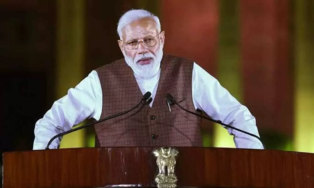 PM Modi broaches TS political situation issue with BJP MPs