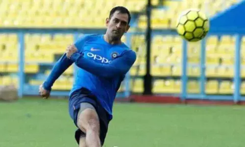 MS Dhoni is number one football player in Indian team, says Rohit Sharma