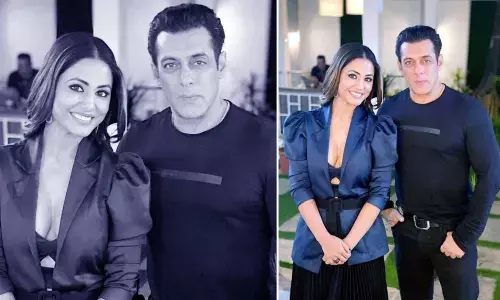 Bigg Boss 13: Hina Khan shares a picture perfect moment with Salman Khan