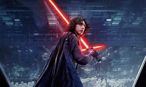 Kylos character graph in Star Wars interesting: Adam Driver