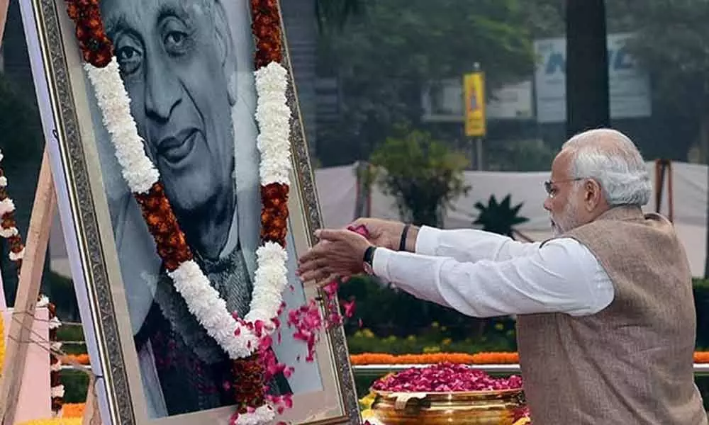 PM Modi pays tributes to Sardar Patel on his death anniversary