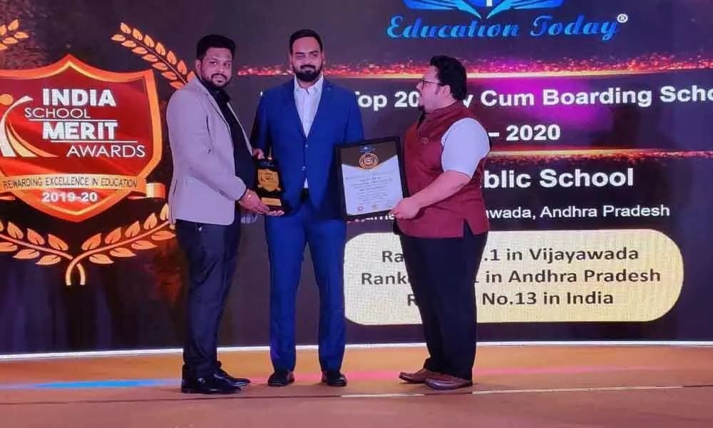Vijayawada: Delhi Public School gets Education Today award