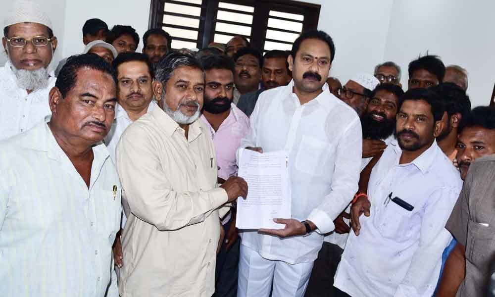 Deputy CM Alla Nani promises funds for Shadikhana