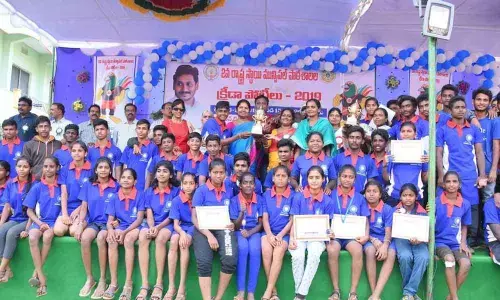 Sports meet overall champion Kadapa dist: GMC Commissioner Challa Anuradha