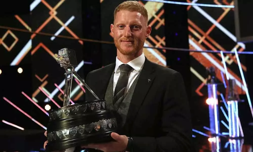 Ben Stokes receives BBCs Sports Personality of the Year award