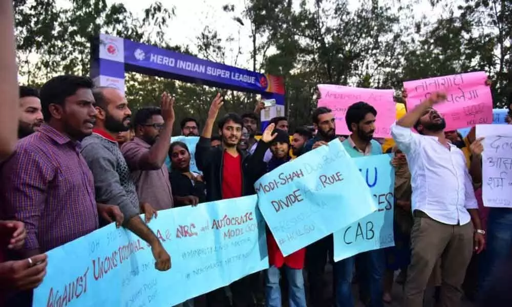 University of Hyderabad and Osmania University students join MANUU chorus of anti-CAA protests