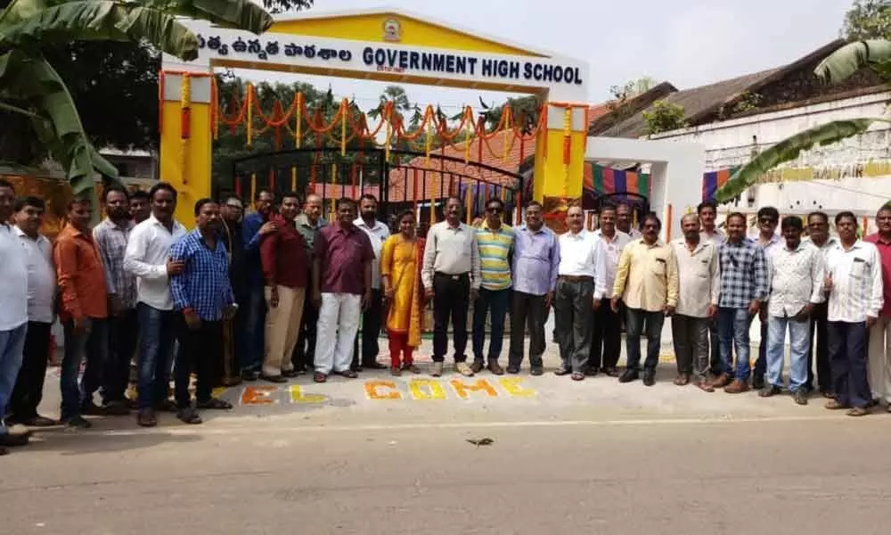 Visakhapatnam: Alma mater inspires them to develop schools, colleges