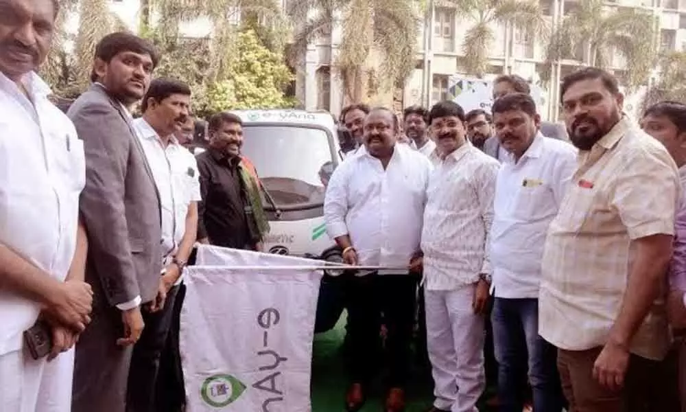 Electric vehicles will greatly reduce pollution: Minister Kamalakar in Karimnagar