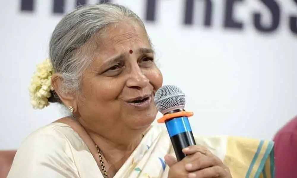 Reduce helplessness for a stable society: Sudha Murthy