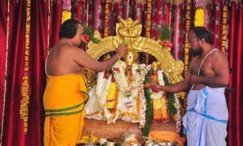 Srirama Pattabhishekam of Bhadrachalam Lord conducted