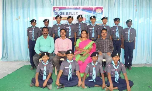 Karimnagar: Blue Bells scouts selected for National-level adventure camp