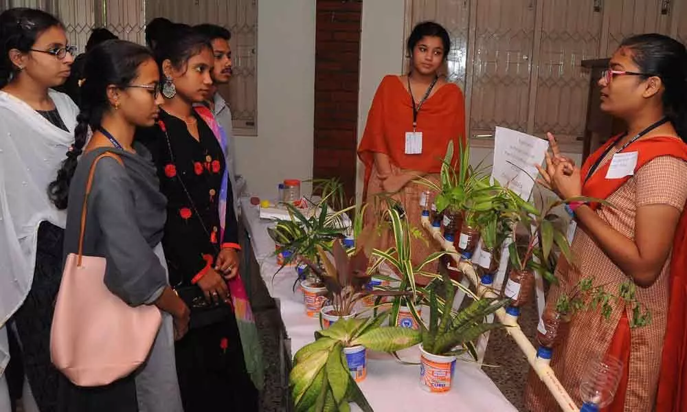 Exhibition on Eco-Air organised at PBS College in Vijayawada