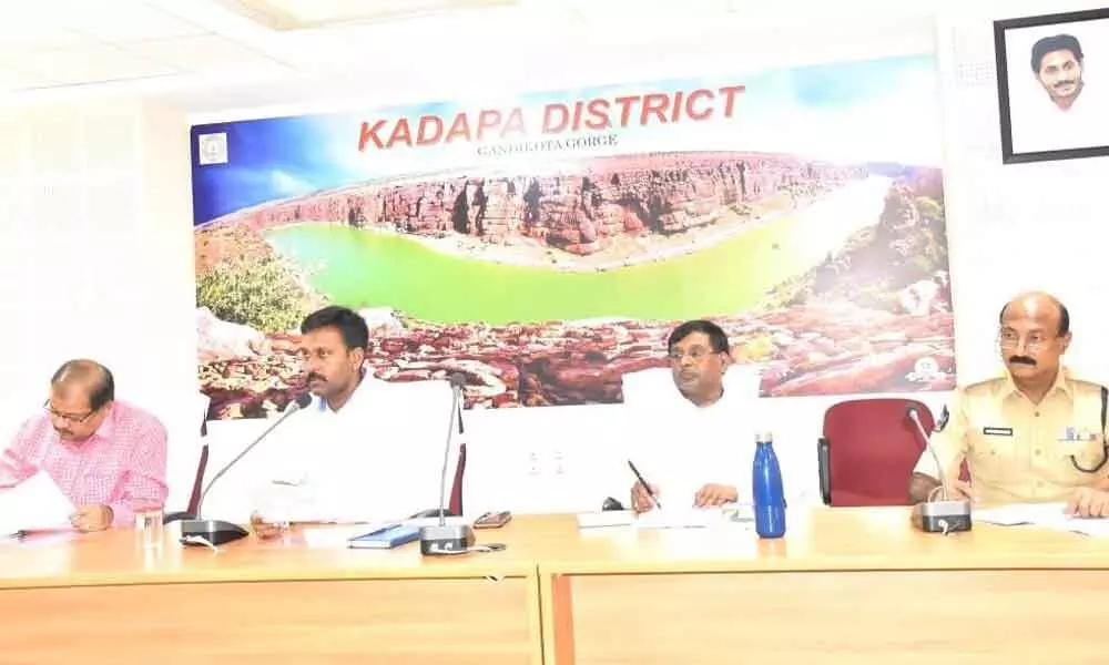 CM to tour Kadapa district from Dec 23 to 25: Collector Ch Harikiran