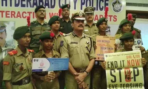 NCC cadets learn traffic rules & management at Tivoli Gardens