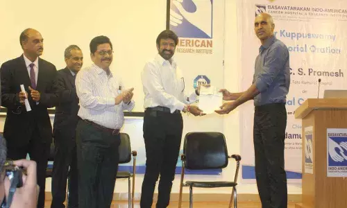 Jubilee Hills: Cancer hospital gets 1.8 cr donation