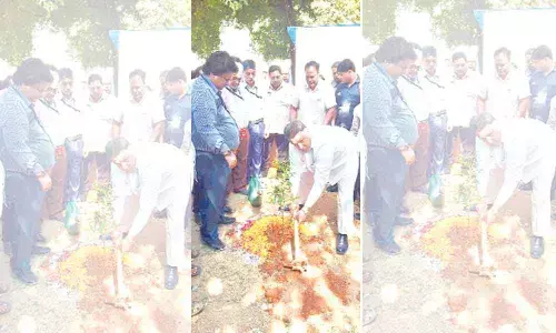 Green India challenge met at Haj House premises in Nampally