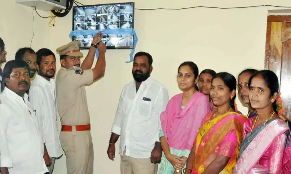 Sangareddy: CCTV cameras installed in Kandi village