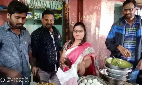 Mancherial Civic chief G Swarupa Rani imposes fine on erring shops