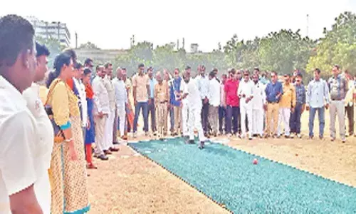 TNGO cricket tournament begins at Gymkhana Grounds
