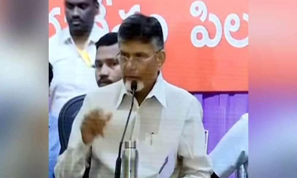 Chandrababu took a dig at Police Department, says he wont leave anyone after coming to power
