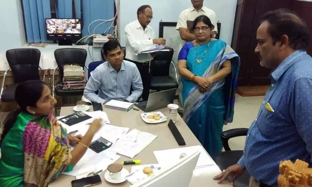 Govt scouting hard for land, Joint Collector K Madhavi Latha tells farmers