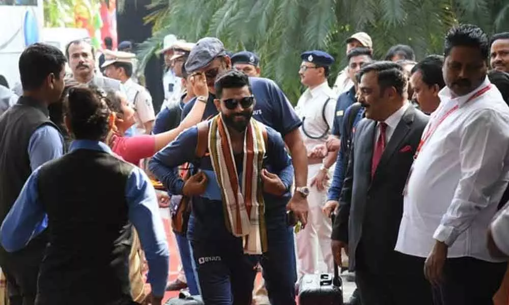 India, WI players arrive in Odisha for final ODI