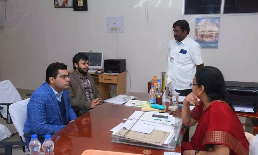 Central team visits SVMC in Tirupati