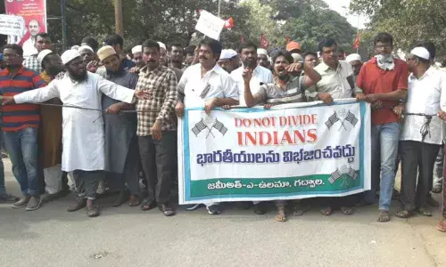 Mahbubnagar: The wave of protests against Citizenship Amendment Act rock erstwhile Palamuru