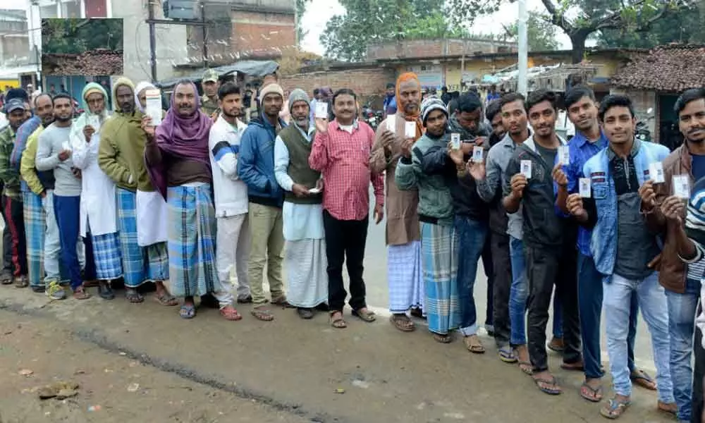 12.01% in final phase of Jharkhand polls  till 9 a.m