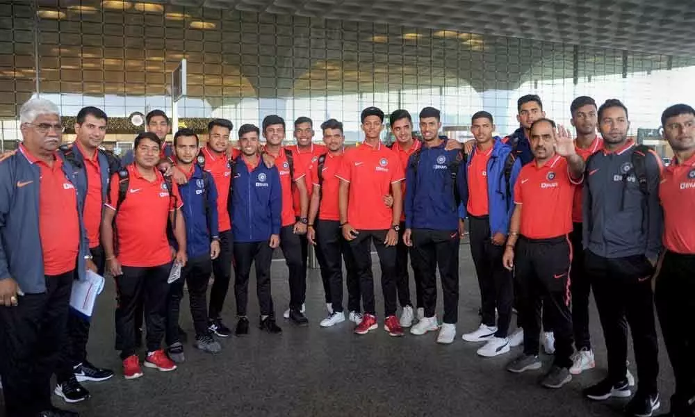 Garg Led Indian Team Leaves For U 19 World Cup