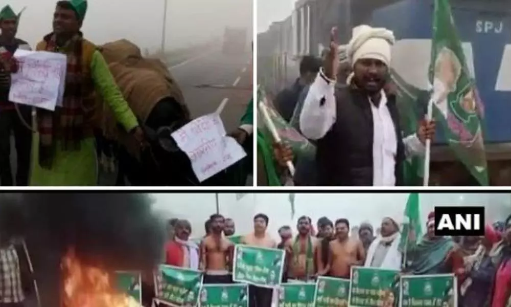 RJD calls for Bihar bandh, supporters use buffaloes to block highway