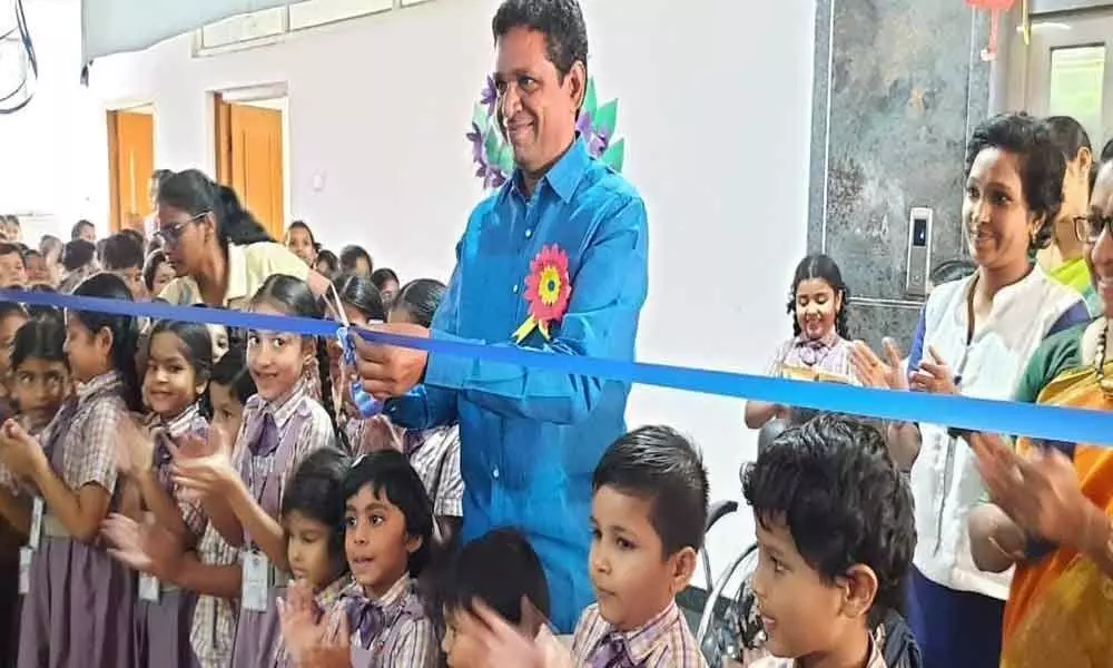 Alphores students celebrate Mathematics Day in Karimnagar