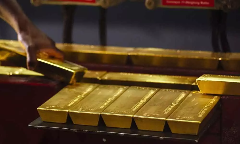 Gold prices up in Hyderabad market