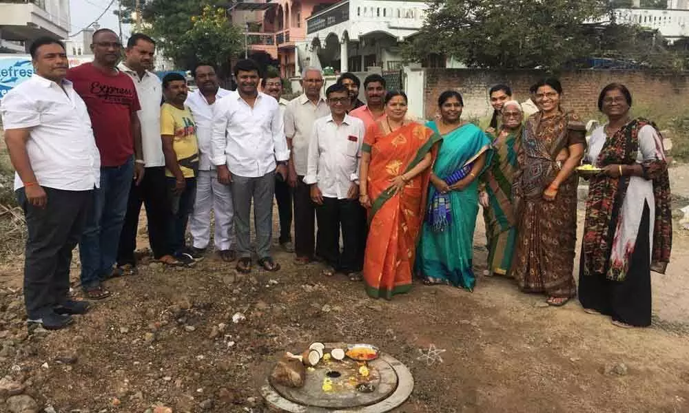 Pipeline works commence at Nutan Colony of Bowenpally division